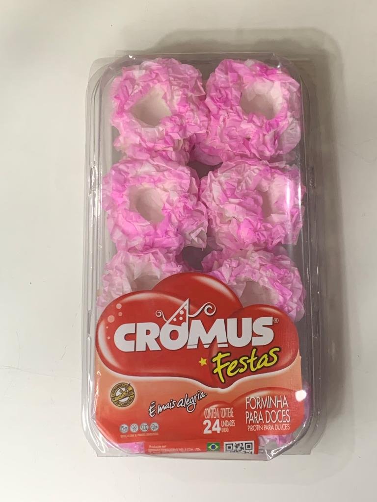 FORMINHA P/DOCE MAGNOLIA ROSA C/24 28610166