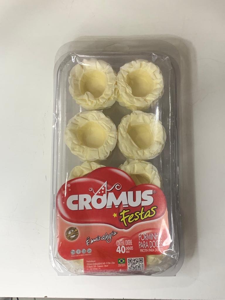 FORMINHA P/DOCE ROSES GRANDE AMARELO C/40 28610169