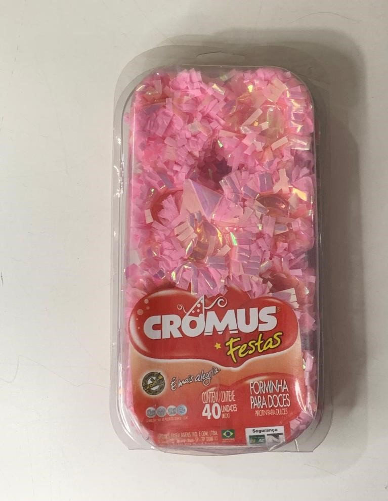 FORMINHA P/DOCE BALA DE COCO NACARADO ROSA 28610291