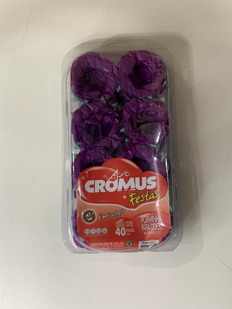FORMINHA P/DOCE ROSES C/FOLHAS VINHO C/40 228030