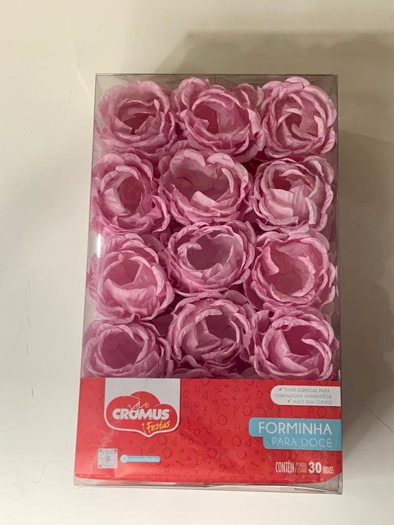 FORMINHA P/DOCE FLORA LILAS PASTEL C/30 UN 129250 28610708