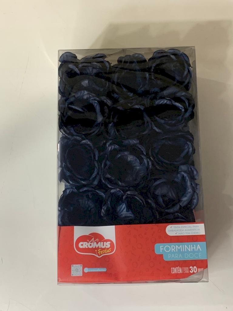 FORMINHA P/DOCE FLORA AZUL INTENSO PT C/30UN 129298 28610712