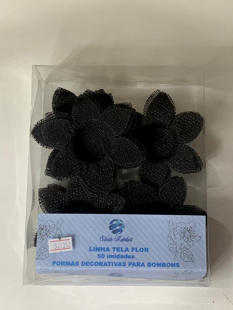 FORMINHA PARA DOCE FLOR TELA PRETO C/50 531352