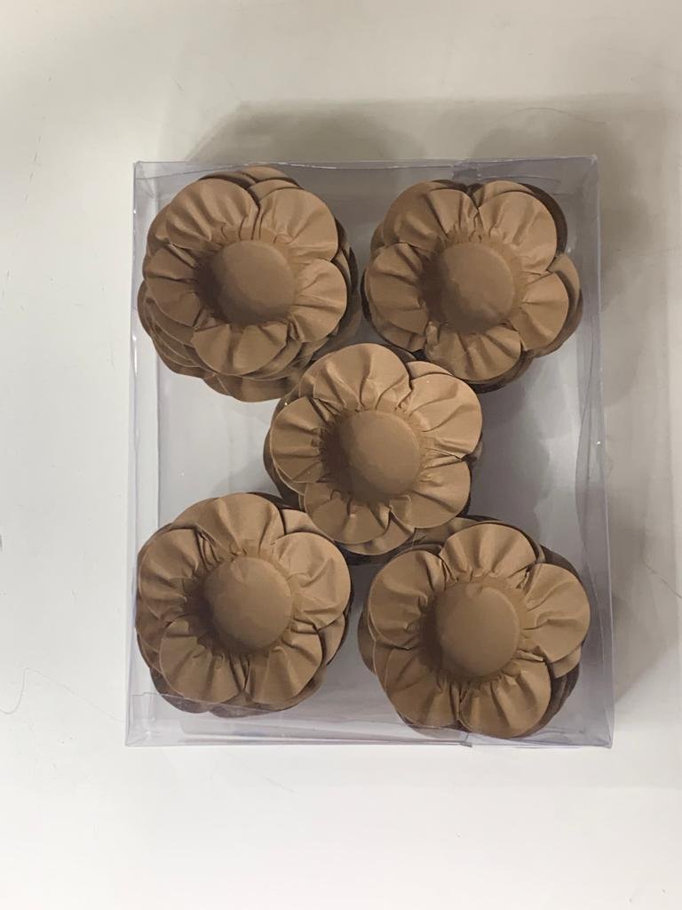 FORMINHA PARA DOCE ROSA DOURADA C/50 455719