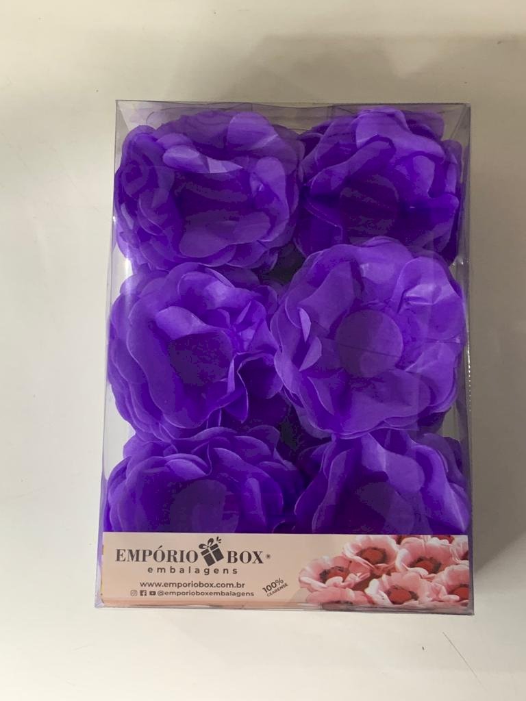 FORMINHA PARA DOCE FLOR SEDA GRANDE LILAS CLARO C/30 034225