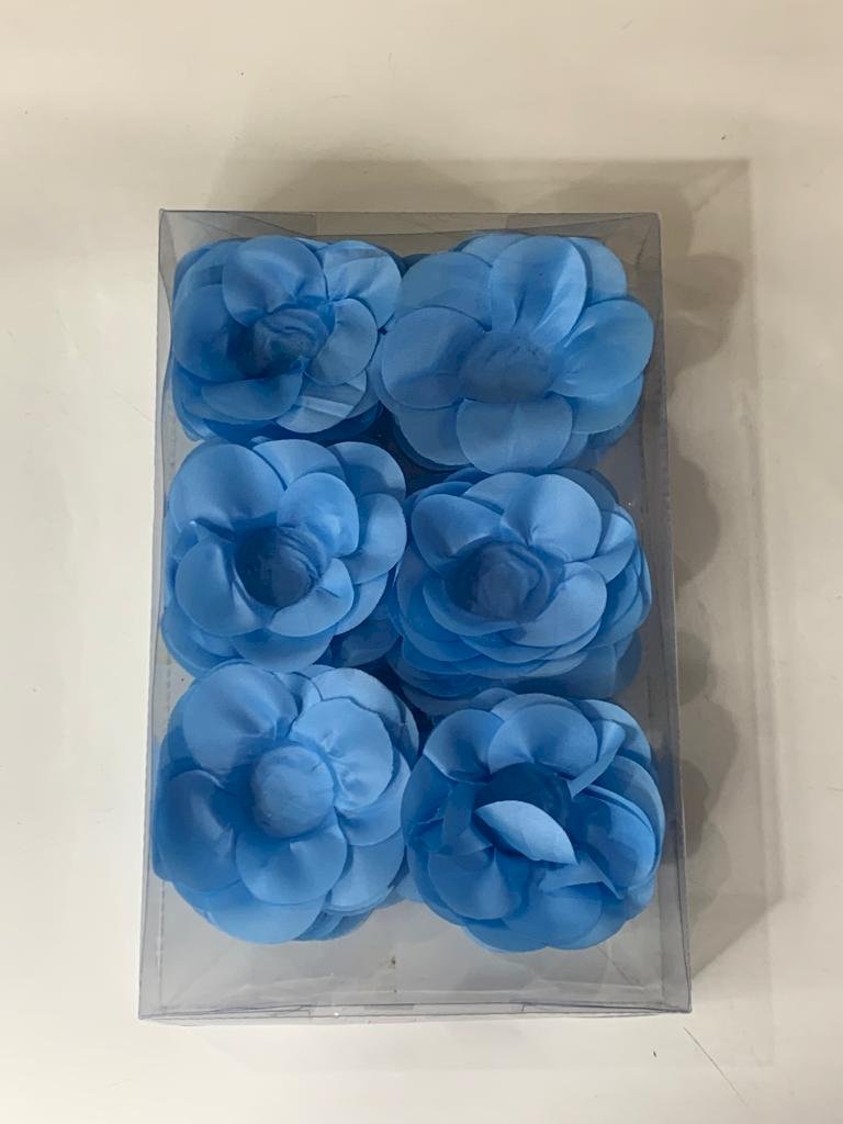 FORMA DE TECIDO P/ DOCE C/25 AZUL CLARO 468122