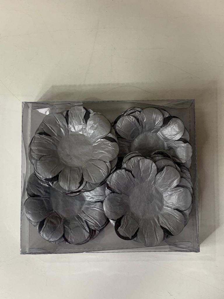 ROSA METALIZADA PRATA 40UN