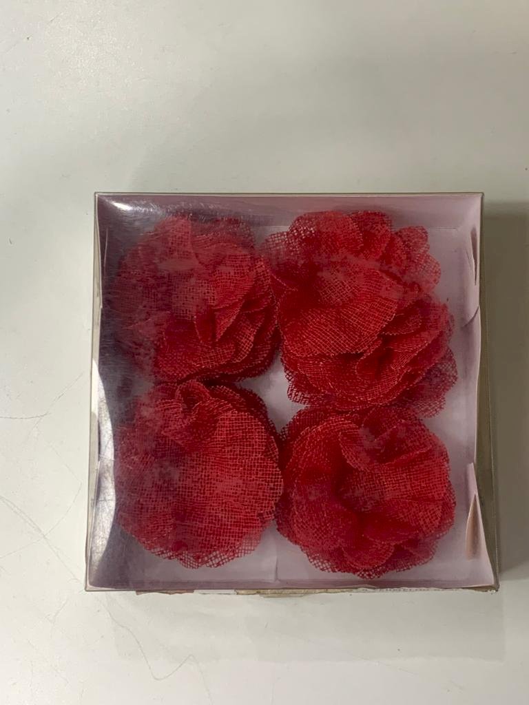 FLOWER TELA VERMELHO REAL