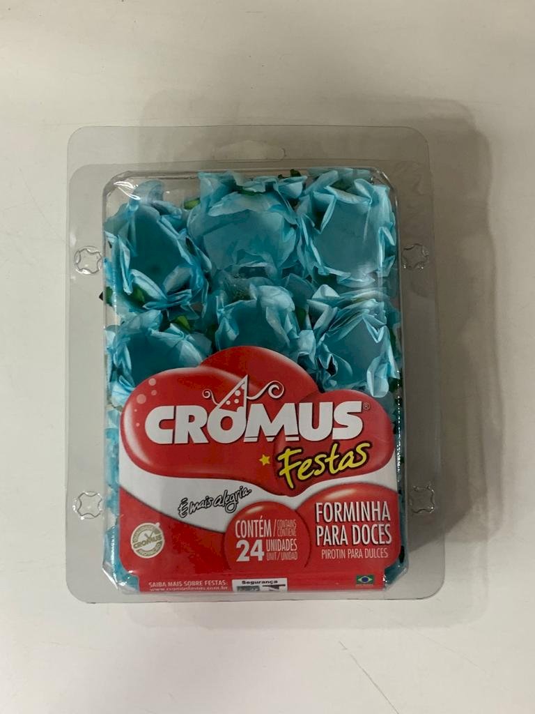 FORMINHA P/DOCE TULIPA AZUL CLARO C/24 28610042 348458