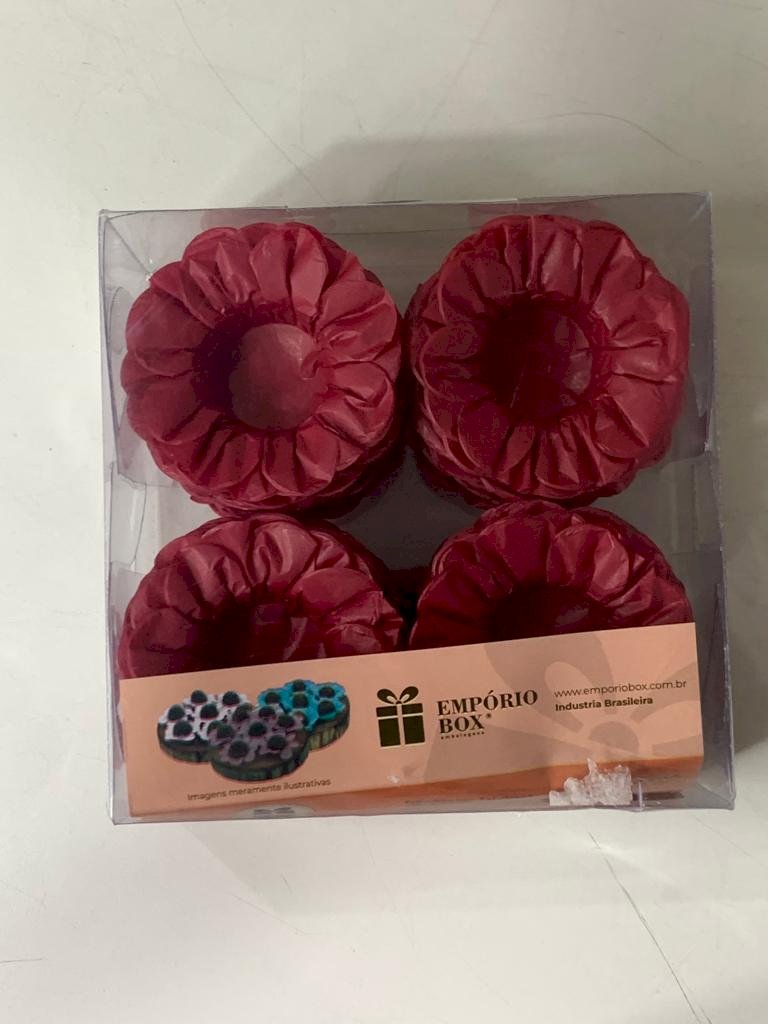 FORMINHA PARA DOCE PETALA SEDA TERRACOTA C/40 039268