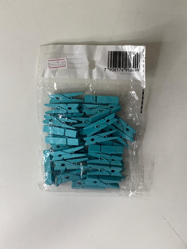 MINI PREGADOR MADEIRA C/30 VM/PT/BR/RS/PK/AZ E/KRF/TF 916499