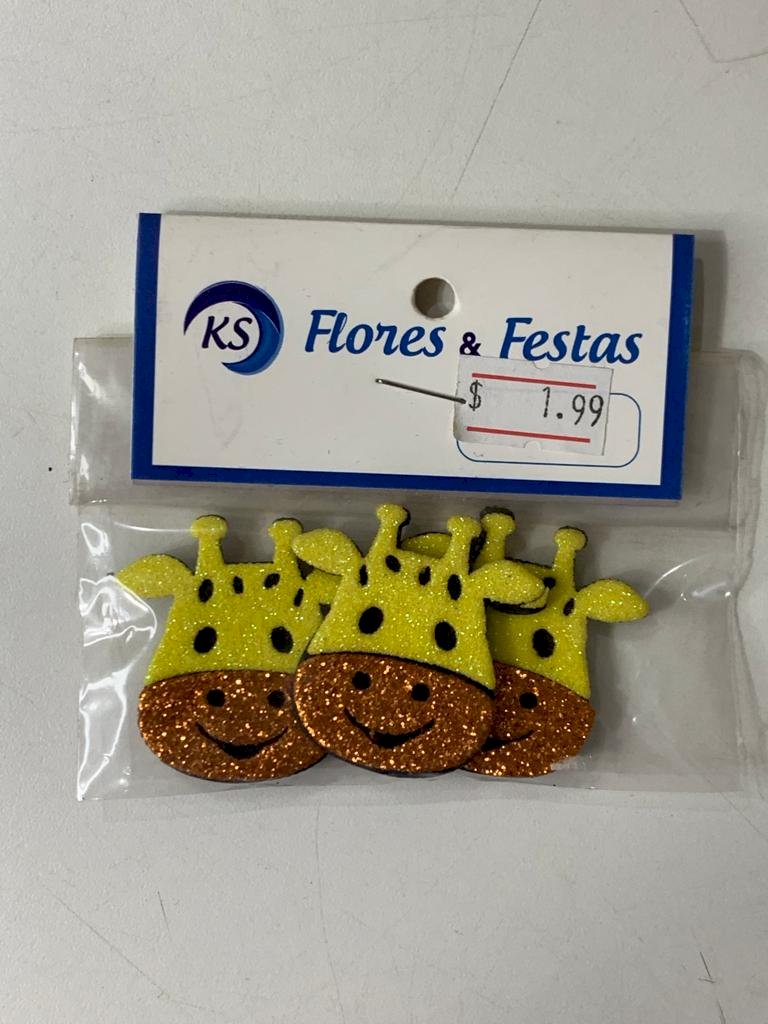 APLIQUE EVA GIRAFA C/3 520974