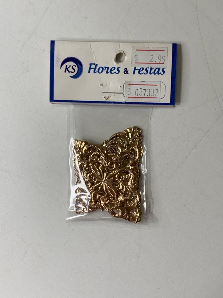 PLACA DE METAL PARA DECORAR C/5 MLA37DO 037332