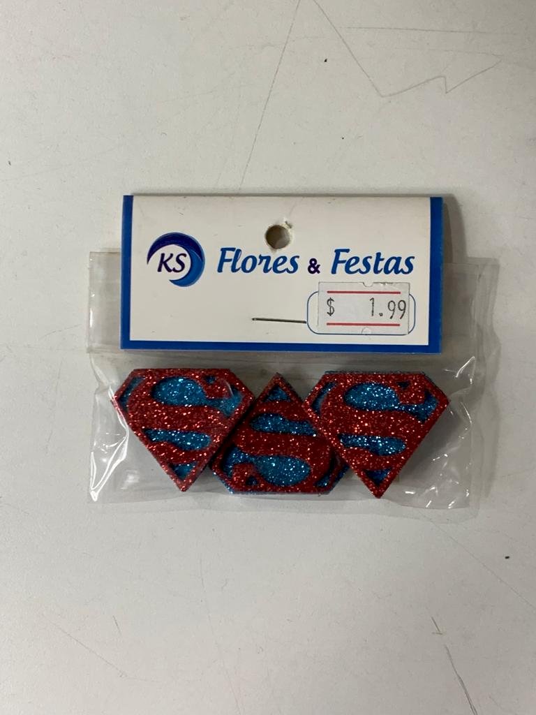 APLIQUE EVA SUPER HOMEM C/5 520912
