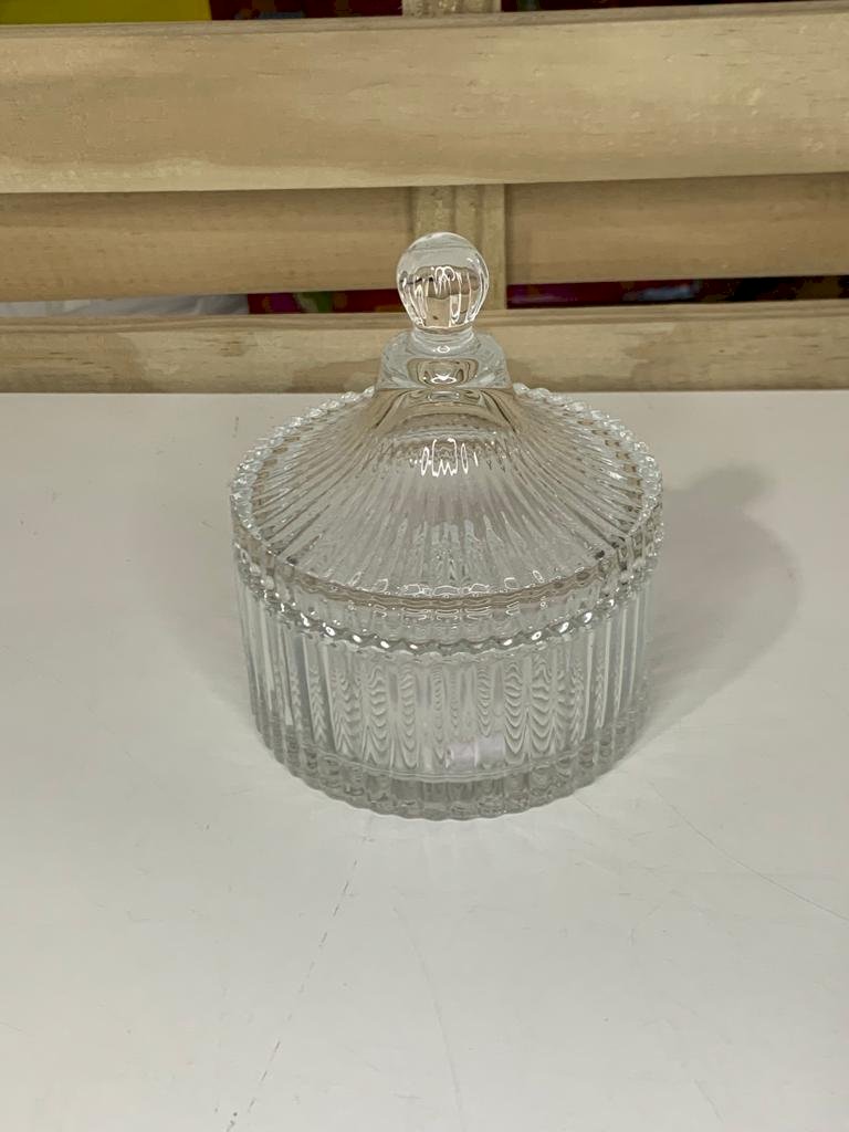 POTICHE DECOR DE CRISTAL DE CHUMB CARROS 10,5X12,5CM 070072