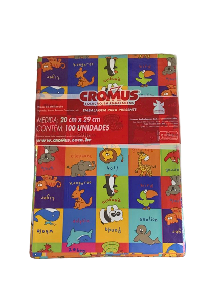 SACO PEROL 20X29 ZOO ANIMADO 805005 631993
