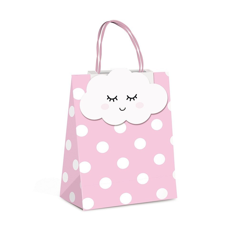 SACOLA PAPEL C/FECHAMENTO NUVEM P 21,5X15X8 14000569