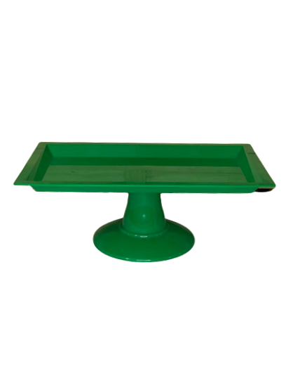 BANDEJA RETANGULAR 310X190MM C/BASE VERDE BANDEIRA 108570