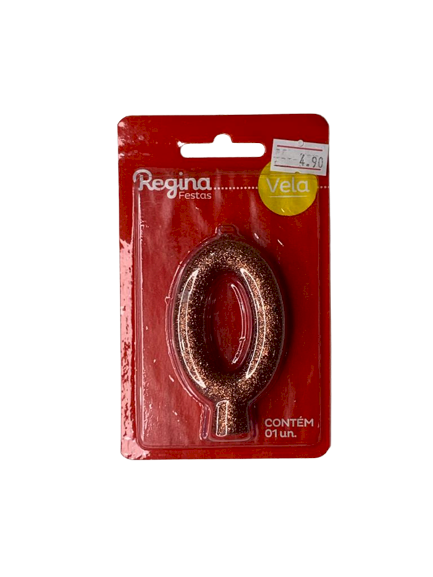 VELA ANIVERSARIO N0 CINTILANTE OURO ROSE 744792