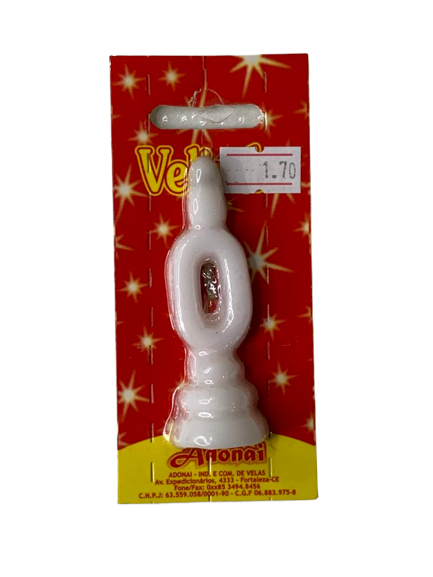 VELA POP NUMERO 0 BRANCO195000