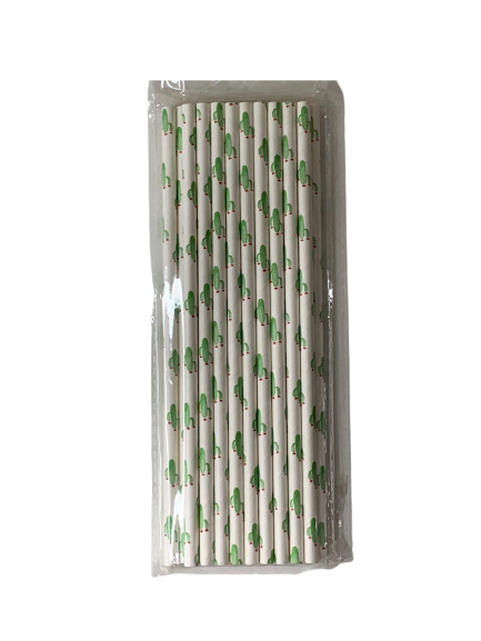 CANUDO DE PAPEL CACTUS 19,5CM 15893 148240