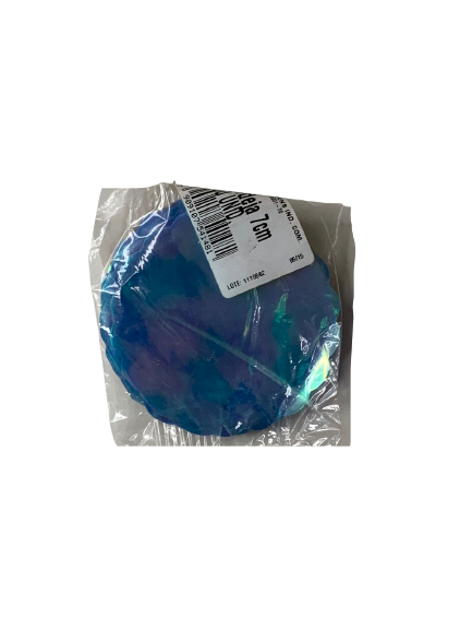 FUNDO P/BANDEJA NACARADO AZUL 7CM C/100 22600002