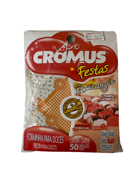 FORMINHA P/ DOCES BOTAO LARANJA C/50 229622