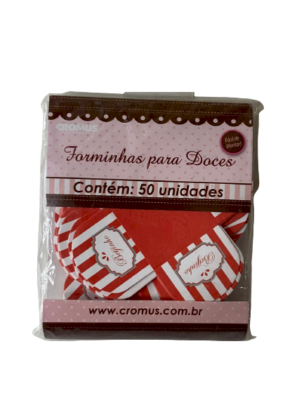 FORMINHA P/DOCE BEIJINHO VM/BCO C/50 229504