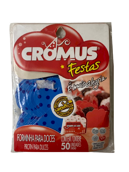 FORMINHA P/DOCE POA LISTRAS AZUL C/50 229204