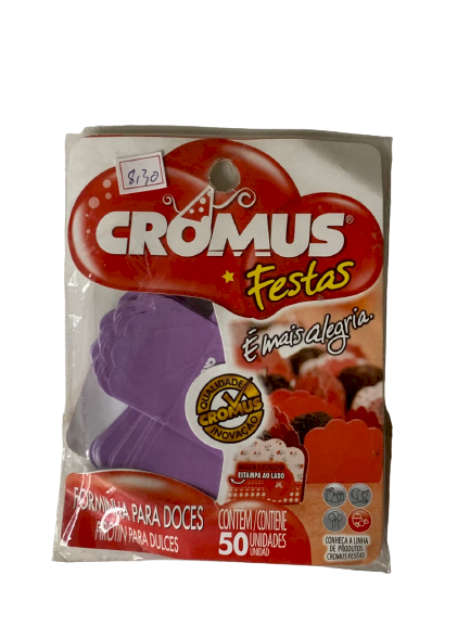 FORMINHA PARA DOCE LISA LILAS C/50 UNID 229555