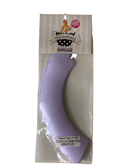 WRAPS P/CUPCAKE LISO LILAS 8596 168596