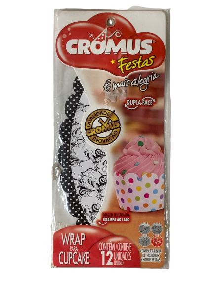 WRAP P/CUPCAKE D.FACE EXUBERANCE 21,5X5CM UV - 229057
