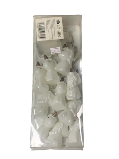CORDAO MINI UNICORNIO LED C/10 LD0064