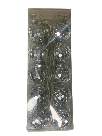CORDAO GLOBO DISCO PLASTICO C/10 LD0158 529908