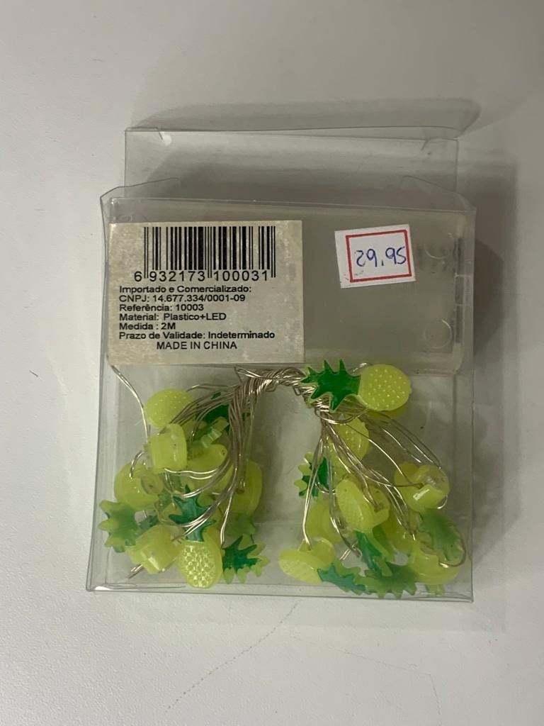 LUZ DE FADA ABACAXI 2M 100031