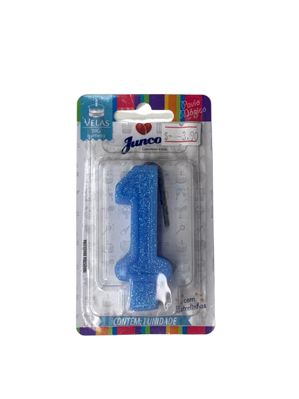 VELA ANIVERS BIG NUMERO N.1 AZUL 107271