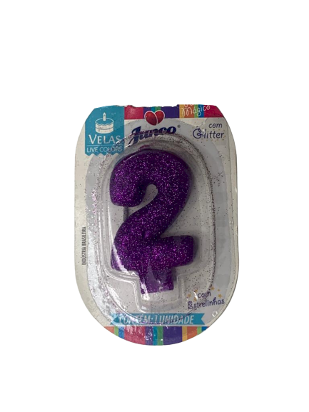 VELA ANIV LIVE COLORS C/GLITTER N.2 LILAS 158617