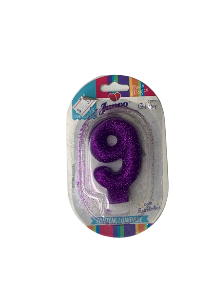 VELA ANIV LIVE COLORS C/GLITTER N.9 LILAS 158891