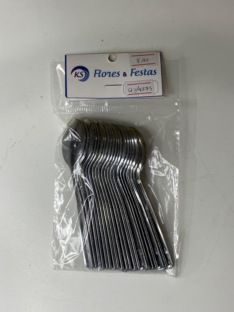 LINHA PREMIUM MINI COLHER PRATA PT C/20 UN 29001817 934375