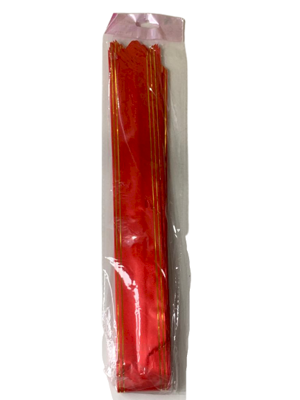 LACO PRONTO FIO DE OURO 50X780MM PCT C/10PCS VERMELHO 125788