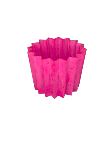 CACHEPOT PP PLISSADO POTE 11 PINK 27589