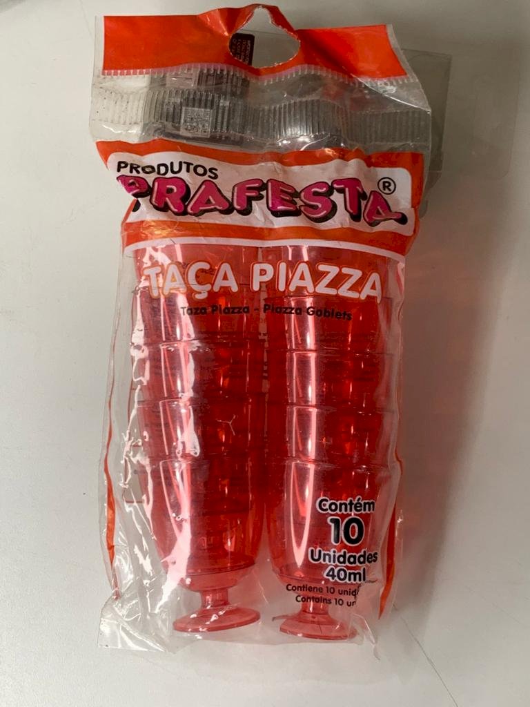 TACA PIAZZA VERMELHO 8599 085995