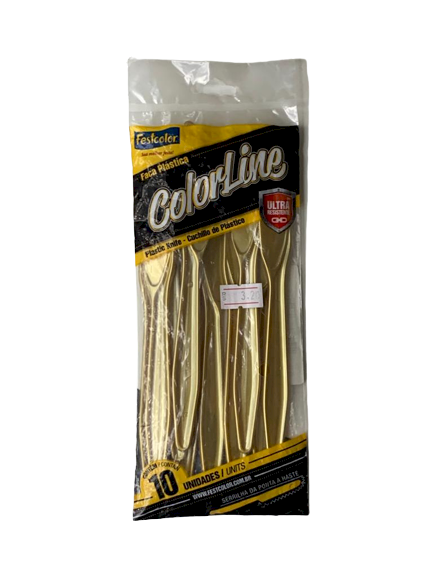 FACA COLOR OURO 101648 C/10 505246