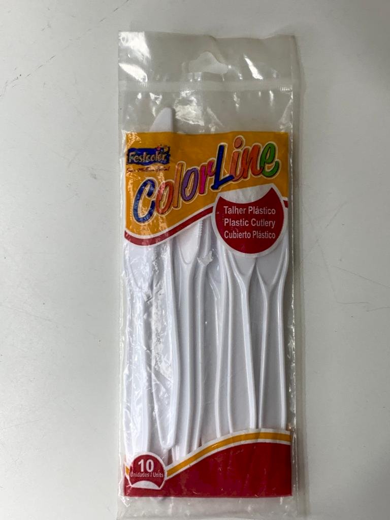 FACA COLOR BRANCO 101645 C/10 505185
