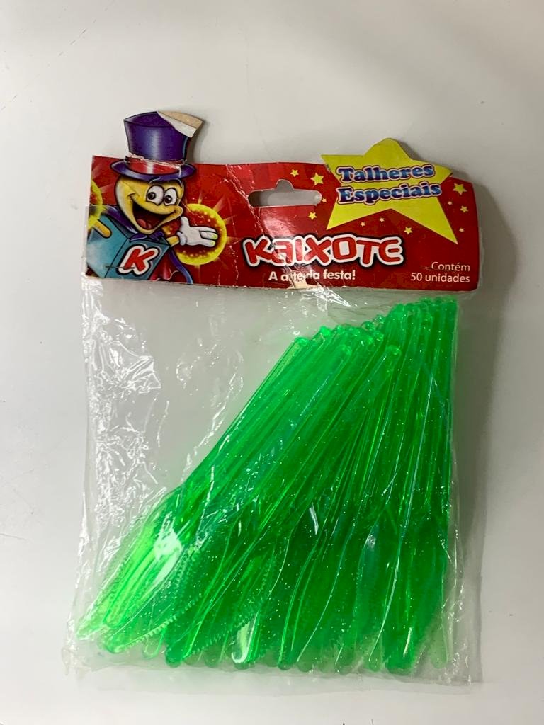 FACA REFEIÇAO VERDE FLUOR C/ GLITER 905/411 411444