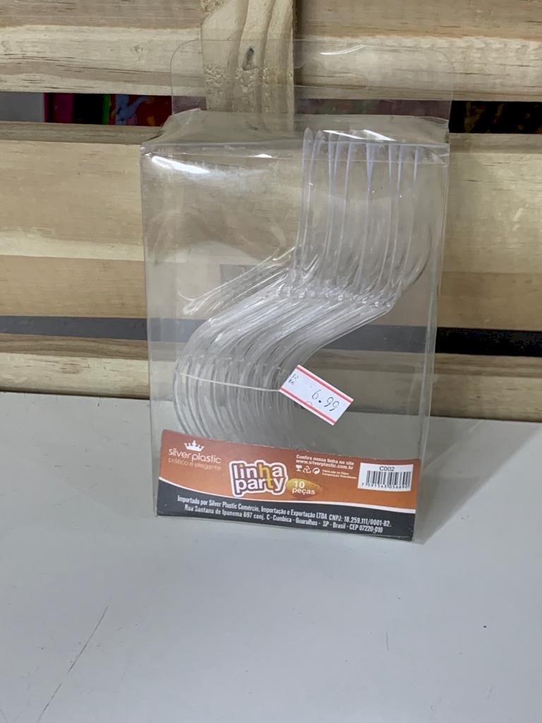 COLHER FINGER FOOD CURVADA TRANSPARENTE C002 056690