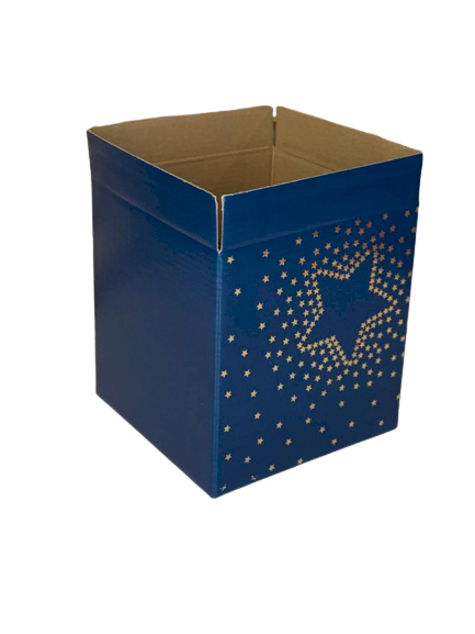 CACHEPOT QUADRADO MAGIA DE NATAL 14,5CMX14,5CMX15,5CM 33487 - NATAL