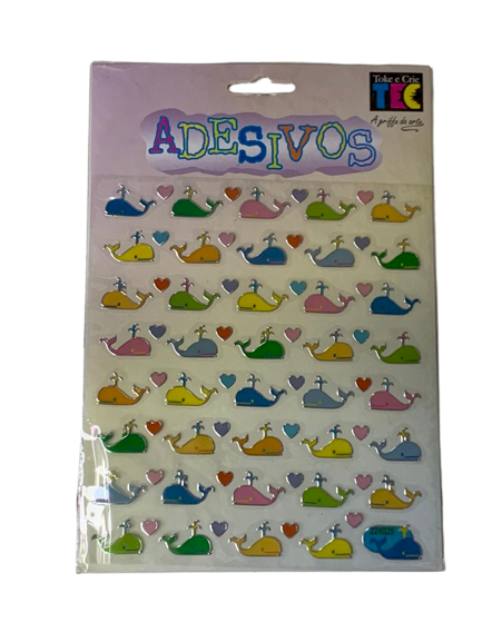ADESIVO ARTESANAL BALEIAS AD053