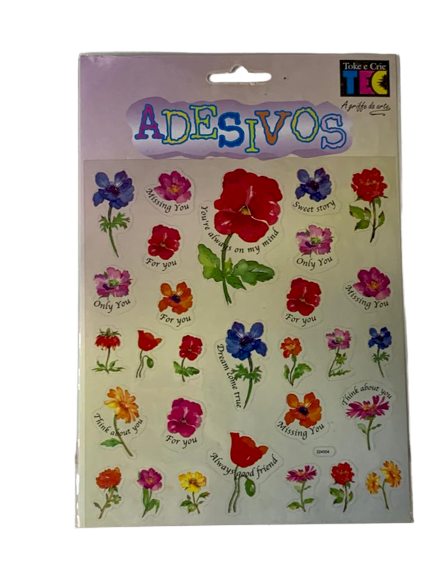 ADESIVO ARTESANAL AMOR PERFEITO AD052