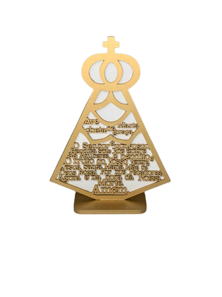 NOSSA SRA APARECIDA 20CM MDF COLOR 577008